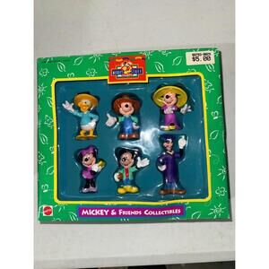 Vintage 90s Mickey & Friends Collectible Figures – Mattel – Sealed